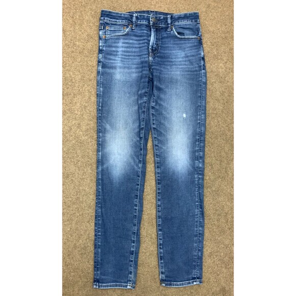 American Eagle Jeans Mens 30x34 Skinny Airflex 360 Stretch Low Rise Denim - Picture 1 of 11